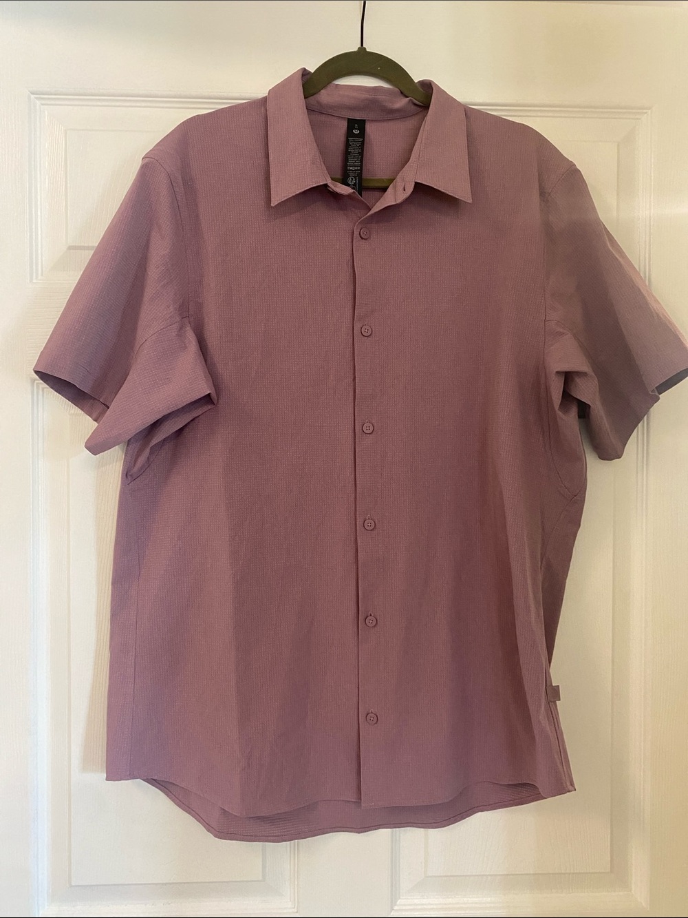 lululemon athletica Short-Sleeve Button-Up Shirt - Mauve